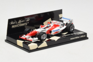 Toyota TF104 Panasonic #16 R. Zonta Panasonic Toyota Racing 2004 Minichamps 1:43 400040116 Metalas - nuotrauka 2 iš 5
