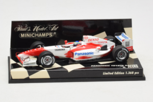 Toyota TF104 Panasonic #16 R. Zonta Panasonic Toyota Racing 2004 Minichamps 1:43 400040116 Metalas