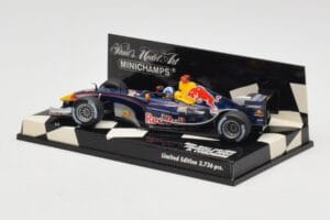 Red Bull Racing D. Coulthard Showcar 2005 Minichamps 1:43 400050084 Metalas - nuotrauka 3 iš 5