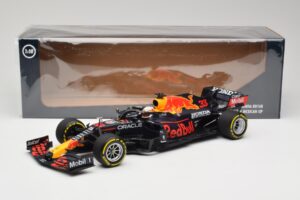 Red Bull Racing Honda RB16B #33 M. Verstappen Mexican GP Winner 2021 Minichamps 1:18 110211933 Derva - nuotrauka 6 iš 6