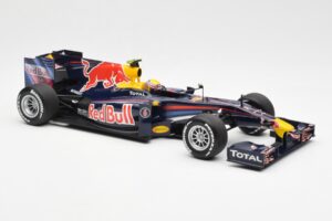 Red Bull RB6 #7 M. Webber Red Bull Racing Showcar 2010 Minichamps 1:18 150100076-R1 Metalas - nuotrauka 4 iš 6