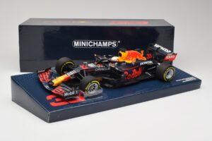 Red Bull Racing Honda RB16B #33 M. Verstappen Emilia Romagna GP 2021 Case Edition Minichamps 1:18 113210133 Derva - nuotrauka 7 iš 7