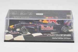 Red Bull Racing Renault RB5 #14 M. Webber Race Car 2009 Minichamps 1:43 400090114 Metalas - nuotrauka 5 iš 5