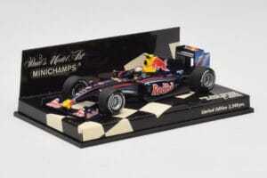 Red Bull Racing Renault RB5 #15 S. Vettel Showcar 2009 Minichamps 1:43 400090085 Metalas - nuotrauka 2 iš 5
