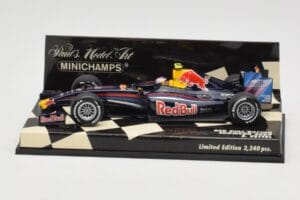 Red Bull Racing Renault RB5 #15 S. Vettel Showcar 2009 Minichamps 1:43 400090085 Metalas