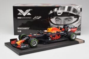 Red Bull RB15 #33 M. Verstappen German GP Winner Wet 2019 Minichamps 1:18 113191133 Metalas - nuotrauka 6 iš 7