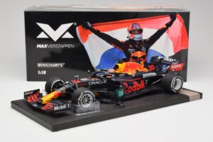Red Bull RB16B #33 M. Verstappen Dutch GP Winner 2021 Minichamps 1:18 113212533 Metalas - nuotrauka 6 iš 7