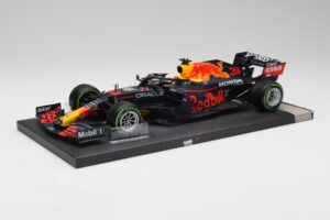 Red Bull RB16B #33 M. Verstappen Emilia Romagna GP Winner 2021 Minichamps 1:18 113210233T Metalas - nuotrauka 2 iš 6
