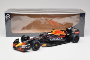Red Bull RB18 #1 M. Verstappen Monaco GP 3rd Wet 2022 Minichamps 1:18 110220701 Metalas - nuotrauka 6 iš 7
