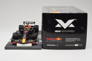 Red Bull RB18 #1 M. Verstappen Emilia Romagna GP 2022 Winner Minichamps 1:18 113220401 Derva - nuotrauka 6 iš 7
