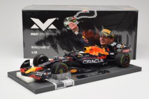 Red Bull RB18 #1 M. Verstappen Emilia Romagna GP 2022 Winner Minichamps 1:18 113220401 Derva - nuotrauka 7 iš 7