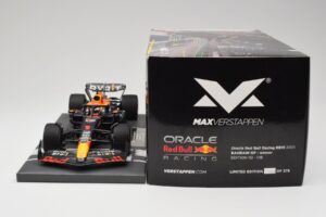 Red Bull RB19 Oracle #1 M. Verstappen Bahrain GP 2023 Winner Minichamps 1:18 113230201 Derva - nuotrauka 6 iš 7