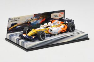 Renault R27 G. Fisichella / H. Kovalainen Showcar 2007 Minichamps 1:43 403070172 Metalas - nuotrauka 2 iš 5