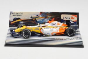 Renault R27 G. Fisichella / H. Kovalainen Showcar 2007 Minichamps 1:43 403070172 Metalas
