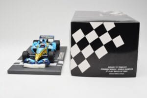 Renault F1 Team R25 #5 F. Alonso 3rd Place Brazil GP 2005 World Champion Minichamps 1:18 117051705 Metalas - nuotrauka 6 iš 7