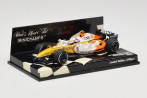 Renault R28 #6 Showcar 2008 Minichamps 1:43 400080076 Metalas - nuotrauka 2 iš 5
