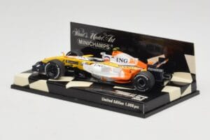 Renault R28 #6 Showcar 2008 Minichamps 1:43 400080076 Metalas - nuotrauka 3 iš 5