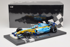 Renault R25 #5 F. Alonso 2nd Place Belgian GP 2005 Minichamps 1:18 117051605 Metalas - nuotrauka 7 iš 7