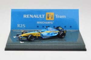 Renault R25 #1 F. Alonso F1 World Champion 2005 Minichamps 1:43 403050105 Metalas