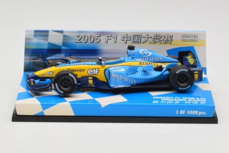 Renault R25 #5 F. Alonso Race Car 2005 Minichamps 1:43 403050025 Metalas