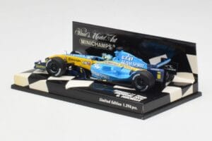 Renault R26 G. Fisichella Showcar F1 2006 Minichamps 1:43 400060072 Metalas - nuotrauka 2 iš 5