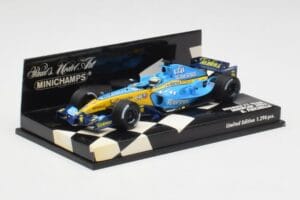 Renault R26 G. Fisichella Showcar F1 2006 Minichamps 1:43 400060072 Metalas - nuotrauka 3 iš 5