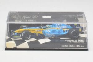 Renault R26 G. Fisichella Showcar F1 2006 Minichamps 1:43 400060072 Metalas - nuotrauka 4 iš 5