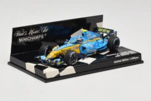 Renault R26 H. Kovalainen F1 Test Car 2006 Minichamps 1:43 400060041 Metalas - nuotrauka 2 iš 5