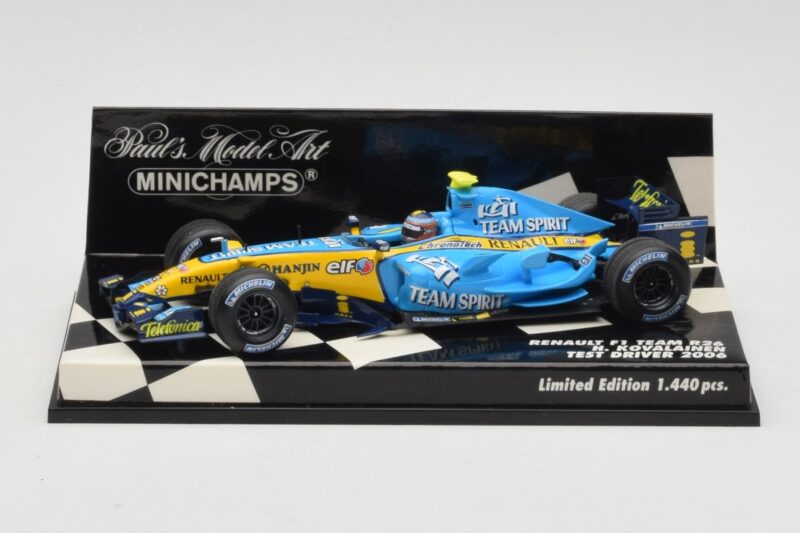 Renault R26 H. Kovalainen F1 Test Car 2006 Minichamps 1:43 400060041 Metalas