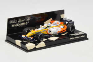 Renault R27 #3 G. Fisichella Renault F1 Team Showcar 2007 Minichamps 1:43 400070073 Metalas - nuotrauka 2 iš 5