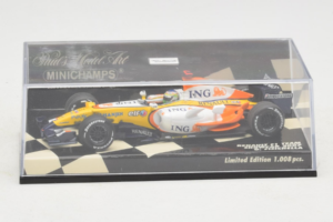 Renault R27 #3 G. Fisichella Renault F1 Team Showcar 2007 Minichamps 1:43 400070073 Metalas - nuotrauka 4 iš 5