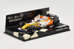 Renault R27 #4 H. Kovalainen Renault F1 Team Showcar 2007 Minichamps 1:43 400070074 Metalas - nuotrauka 2 iš 5