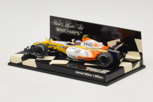Renault R27 #4 H. Kovalainen Renault F1 Team Showcar 2007 Minichamps 1:43 400070074 Metalas - nuotrauka 3 iš 5
