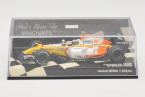 Renault R27 #4 H. Kovalainen Renault F1 Team Showcar 2007 Minichamps 1:43 400070074 Metalas - nuotrauka 4 iš 5