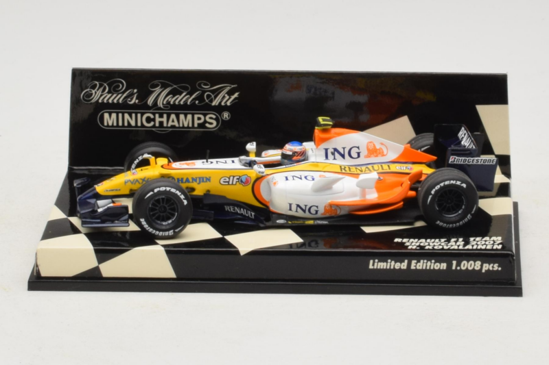 Renault R27 #4 H. Kovalainen Renault F1 Team Showcar 2007 Minichamps 1:43 400070074 Metalas