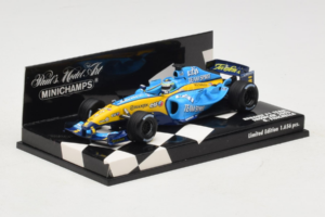 Renault R25 #6 G. Fisichella Renault F1 Team Showcar 2005 Minichamps 1:43 400050076 Metalas - nuotrauka 2 iš 5