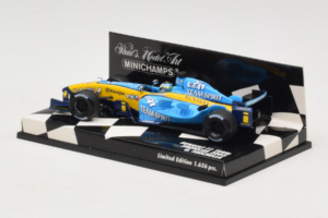 Renault R25 #6 G. Fisichella Renault F1 Team Showcar 2005 Minichamps 1:43 400050076 Metalas - nuotrauka 3 iš 5