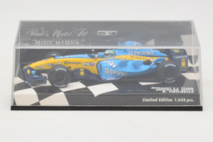 Renault R25 #6 G. Fisichella Renault F1 Team Showcar 2005 Minichamps 1:43 400050076 Metalas - nuotrauka 4 iš 5