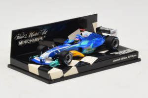 Sauber C24 Petronas #11 J. Villeneuve Sauber Petronas F1 Team Showcar 2005 Minichamps 1:43 400050081 Metalas - nuotrauka 2 iš 5