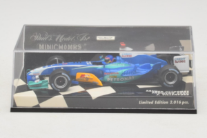 Sauber C24 Petronas #11 J. Villeneuve Sauber Petronas F1 Team Showcar 2005 Minichamps 1:43 400050081 Metalas - nuotrauka 4 iš 5