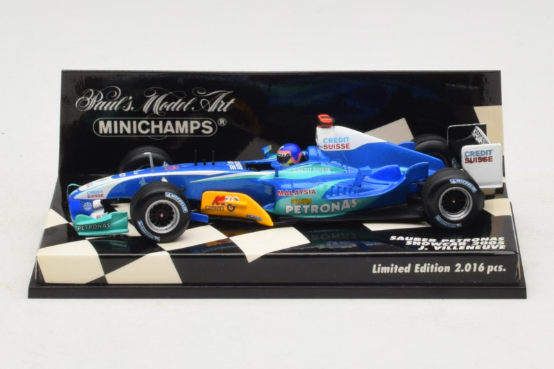 Sauber C24 Petronas #11 J. Villeneuve Sauber Petronas F1 Team Showcar 2005 Minichamps 1:43 400050081 Metalas