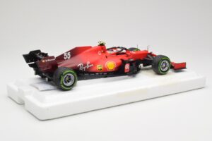 Scuderia Ferrari SF21 #55 C. Sainz Emilia Romagna GP 2021 BBR 1:18 BBR211855 Metalas - nuotrauka 2 iš 7