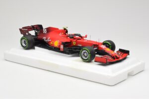 Scuderia Ferrari SF21 #55 C. Sainz Emilia Romagna GP 2021 BBR 1:18 BBR211855 Metalas - nuotrauka 4 iš 7