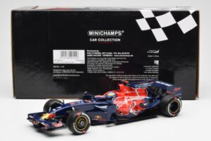 Scuderia Toro Rosso STR3 #11 S. Bourdais F1 2008 Minichamps 1:18 150080014 Metalas - nuotrauka 6 iš 6