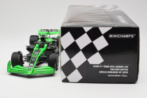 Stake F1 Team Kick Sauber C44 #77 V. Bottas Emilia Romagna GP 2024 Minichamps 1:18 147240177 Metalas - nuotrauka 6 iš 7