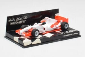 Super Aguri SA06 A. Suzuki F1 2006 Minichamps 1:43 400060224 Metalas - nuotrauka 3 iš 5