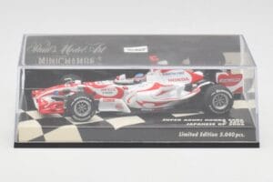Super Aguri Honda SA06 #22 T. Sato Japanese GP 2006 Minichamps 1:43 400060122 Metalas - nuotrauka 5 iš 5