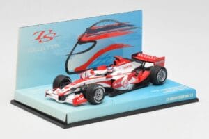 Super Aguri Honda SA07 #22 T. Sato Race Car 2007 Minichamps 1:43 518074322 Metalas - nuotrauka 2 iš 5