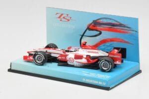 Super Aguri Honda SA07 #22 T. Sato Race Car 2007 Minichamps 1:43 518074322 Metalas - nuotrauka 3 iš 5