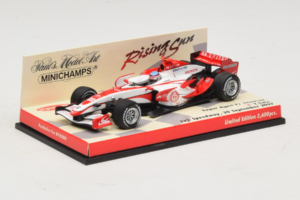 Super Aguri SA07 T. Sato F1 Showcar 2007 Minichamps 1:43 403080092 Metalas - nuotrauka 2 iš 5